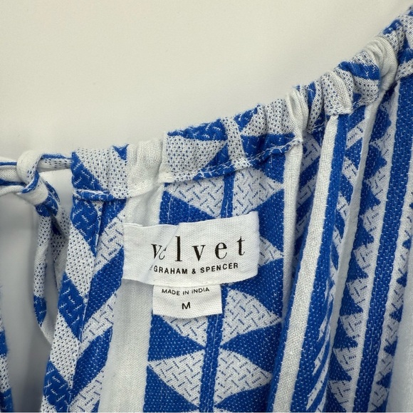 Velvet by Graham & Spencer Dinae Jacquard Maxi Dress in Cobalt Size M - Picture 7 of 13